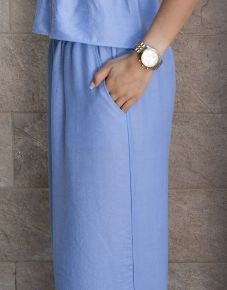 The Ocean Mist Linen Pants