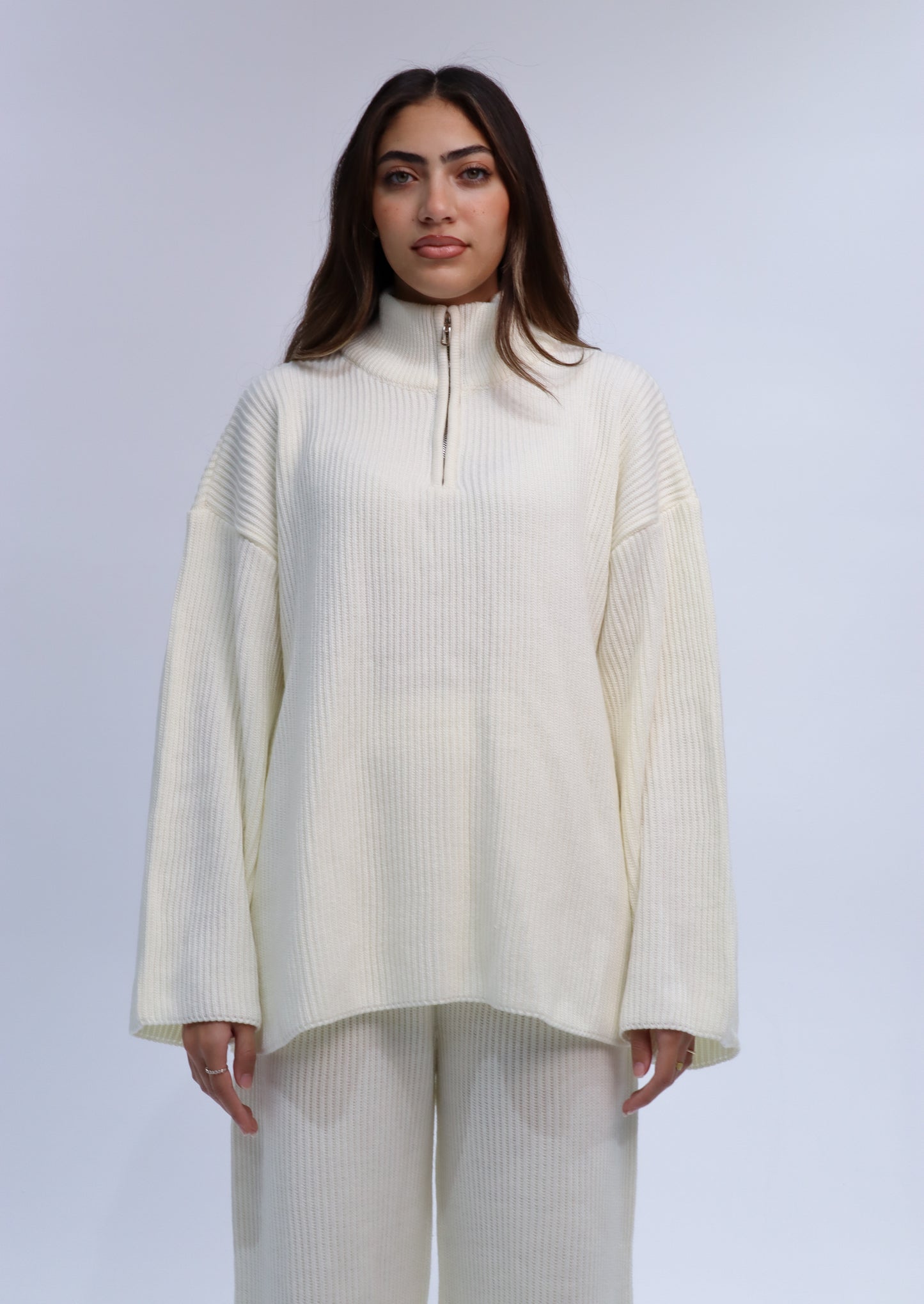 Knitted Quarter Zipper