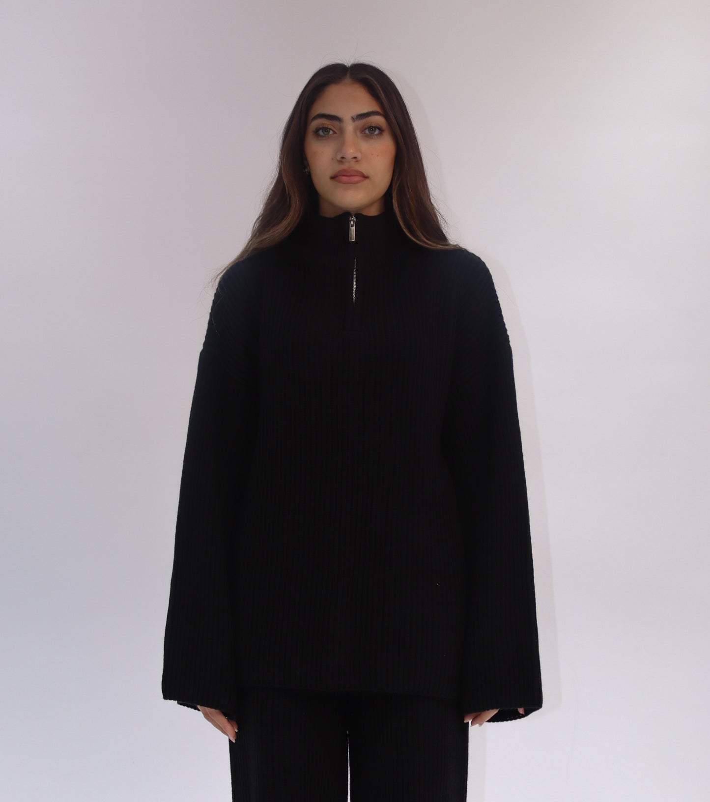 Knitted Quarter Zipper