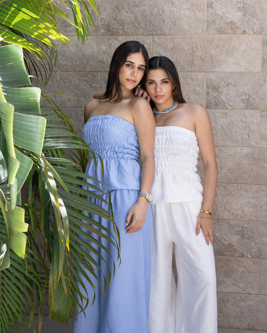 The Ocean Mist Linen Set